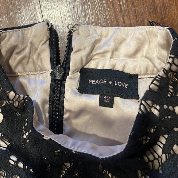 Missguided x Peace & Love Floral Lace High Neck Dress limited collection size 8 - Picture 10 of 12